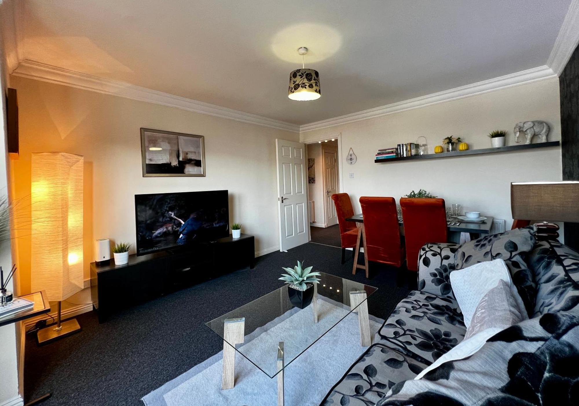 Stylish Modern Flat With Juliet Balcony & Parking Apartment Glasgow Ngoại thất bức ảnh