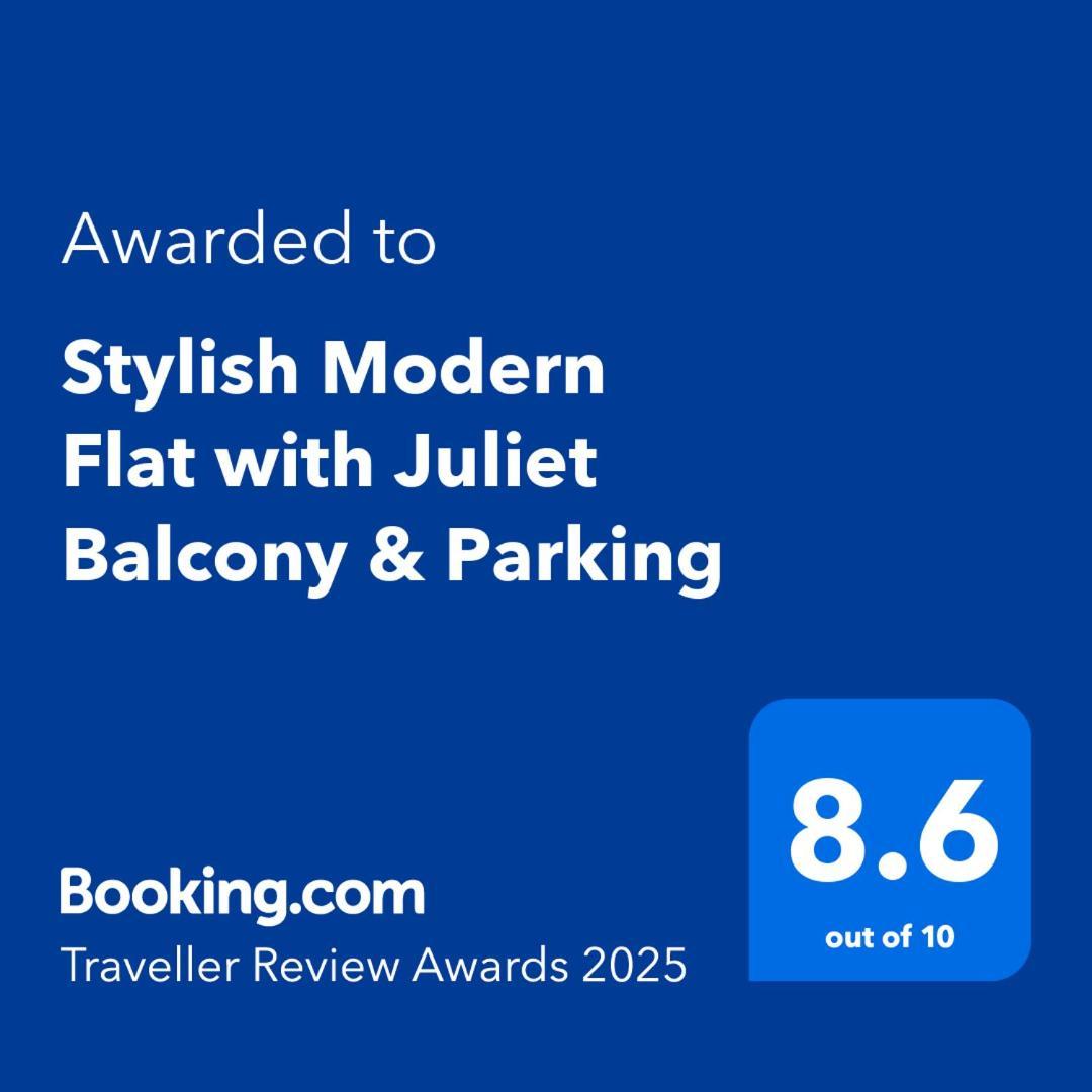 Stylish Modern Flat With Juliet Balcony & Parking Apartment Glasgow Ngoại thất bức ảnh